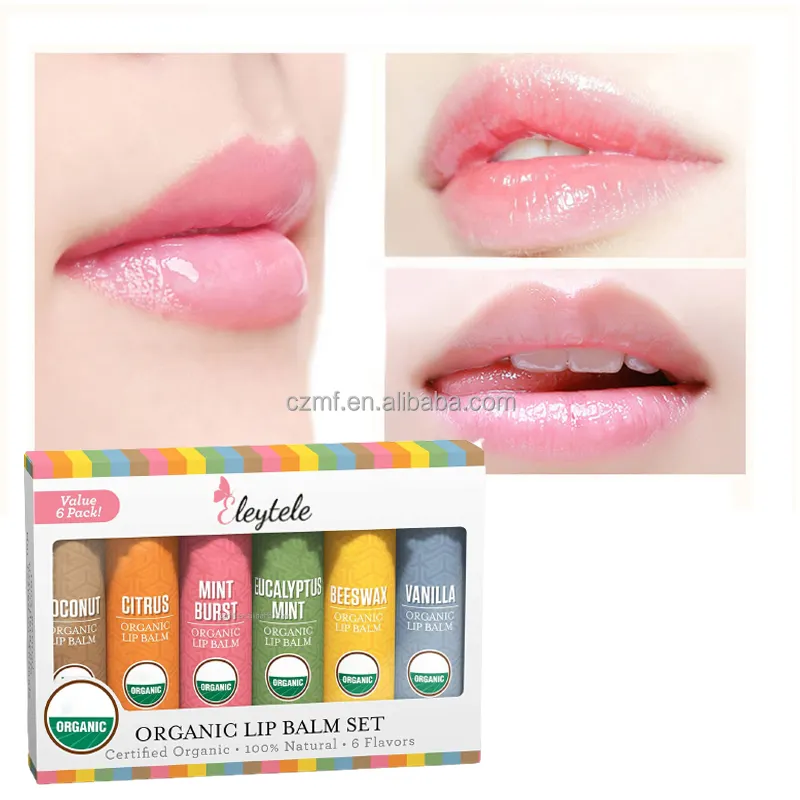 Oem/odm/obm vendite all'ingrosso private label custom best natural vegan gloss idratante riparazione lip skin balsamo per labbra rosa organico