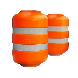 Factory customization plastic barrel drum roller type traffic barrier highway roller barrier road roller guardrail
