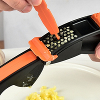 Hoge Kwaliteit Oem Aangepaste Verpakking Kleuren Keuken Knoflook Sap Gereedschap Dunschiller Knoflookpers Crusher
