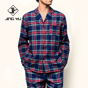 OEM Manufacturer Design Christmas <b>Pajamas</b> Cotton Plaid Lapel Custom Winter <b>Pajamas</b> Christmas <b>Set</b> - Product Image 4