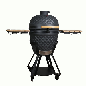 Auplex 21-Inch Cerámica Kamado Outdoor Green Grill BBQ Fabricante's Charcoal <span class=keywords><strong>Asador</strong></span> De Carbon Encendido Automático Clay - Product Image 1
