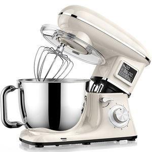 Mélangeur en gros 1500W, Batteur à spirale électrique 5,5L pour pâte à pain français, Batteur sur socle pour crème - Product Image 1
