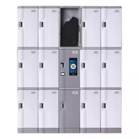 Casier intelligent pour supermarché avec code-barres, casier de rangement intelligent pour bagages en plastique ABS