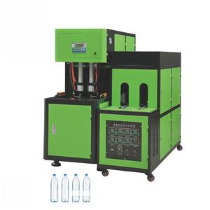 Machine de soufflage de bouteilles en plastique semi-automatique à 2 cavités, contrôlée par PLC, avec moteur et pompe, pour bouteilles PET de 0,1 à 3 L - Product Image 3
