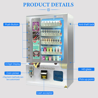 RUNYANG Máquina Expendedora Automática de Alimentos y Bebidas Personalizada, Mini Máquina Expendedora de Snacks para Juguetes