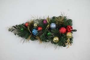 Customized Teardrop Swag Christmas Front <b>Door</b> Decorative Christmas Atmosphere Ornament Swage - Product Image 3