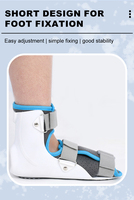 Orthèse orthopédique populaire pour la cheville et le pied, attelle pour pied tombant, orthèses en matériau PP, durable, léger, design pliable pour le soin physique