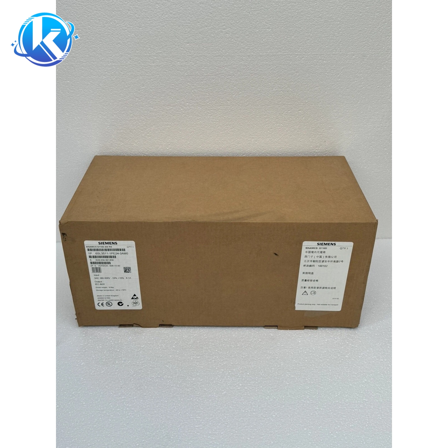 BRANDNEU 6SL3511-1PE24-0AM0 G110D ASI RS 4KW LOC # S101****^^^^ https://www.siboasi.com