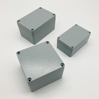 Kotak Kontrol Logam Aluminium Die Cast Tahan Debu dan Air IP67 untuk Luar Ruangan, Kotak Sambungan Kontrol, Kotak Distribusi Listrik
