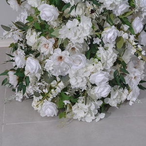 Decorazioni di lusso in acciaio inossidabile bianco con copertina decorativa lilla per matrimonio <span class=keywords><strong>rari</strong></span> archi floreali per l'ingresso - Product Image 3