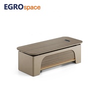 EGROspace Mobilier de bureau professionnel Design de bureau de luxe Ensemble de table de direction Bureau de direction en forme de L pour PDG