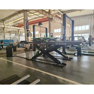 Ciseaux élévateurs pour voitures de 4000 kg, type hydraulique électrique LNJS-3518, avec une grande hauteur de levage pour <span class=keywords><strong>garage</strong></span> - Product Image 1