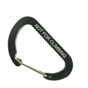 Carabiner Paduan Aluminium Multifungsi, Carabiner Pintu Kawat Datar Kait Carabiner