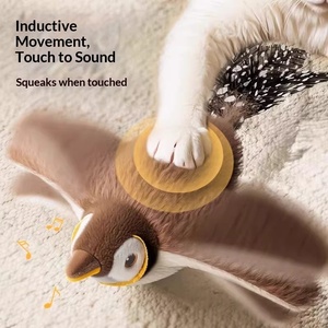 Hot-selling Electric Shaking <strong>Bird</strong> Cat Toy Simulated <strong>Bird</strong> Call Interactive Sound Toy for Self-Entertainment Cat Stick - Product Image 2