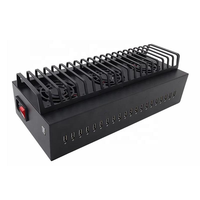 Hub USB de 40 Puertos para Android y iPhone, Caja de Control de Sincronización por Lotes OTG para Gestión Agrícola, Control Unificado de Placa Base de Teléfono y Cables