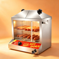 Chauffe-panini haut de gamme pour hot-dogs – Équipement de restauration qui garde les pains à hot-dogs au chaud et les garde frais.