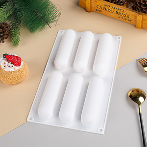 แม่พิมพ์เค้กมูสซิลิโคน 6 ช่อง ยี่ห้อ MUYULINS รุ่น LFGB Platinum ป้องกันการติดกระทะ ปลอดสาร BPA - Product Image 6
