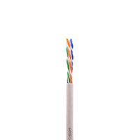 Câble Ethernet Cat6 23AWG en cuivre pur 10 Gbps 250 MHz testé pour les réseaux PoE CCTV