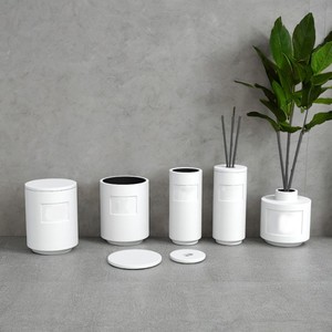 C & H Vente en gros Décoration de maison personnalisée Ensemble de parfums privés Diffuseur de roseaux <span class=keywords><strong>Bougie</strong></span> parfumée en céramique - Product Image 5