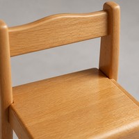 Chaise pour enfants en bois de hêtre Chuangjin, hauteur d'assise 20 cm, style Montessori, pour maternelle et garderie, vente en gros