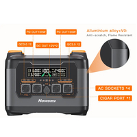 Station d'alimentation portable Newsmy 220V 110V DC, générateur solaire, batterie de charge, alimentation 2000W 2400W