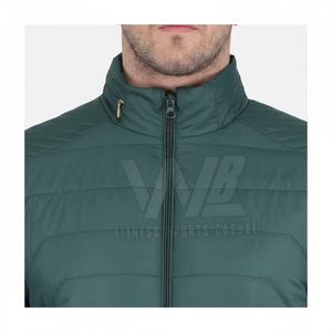 Chaqueta Acolchada con Capucha Extra Grande para Hombre, Hecha a Medida, de Alta Gama, con Cuello Alto, Moderna, Cálida, con Logotipo Frontal, Ecológica - Product Image 1