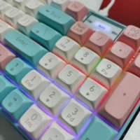 Jedel 97 touches éclairage coloré confortable PBT Keycap clavier de jeu mécanique clavier filaire pour ordinateur portable ordinateur de bureau