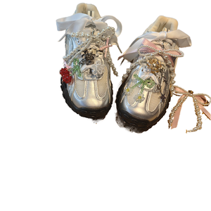 Fashion 1PCS Plastic Shoelaces <b>Clips</b> Buckle Ribbons <b>Decorations</b> Casual Flower <b>Shoes</b> Accessories <b>Shoe</b> Charms Sneakers - Product Image 1