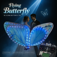 Drone Papillon Bionique Télécommandé pour la Première Danse de la Mariée, Mouvements Réalistes, Idéal pour l'Entrée de la Cérémonie de Mariage