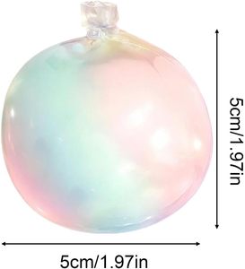 Balle anti-stress ASMR la plus populaire, artisanale, à effet sonore craquant, à rebond lent, jouet sensoriel doux pour enfants, colorée, taille moyenne - Product Image 2