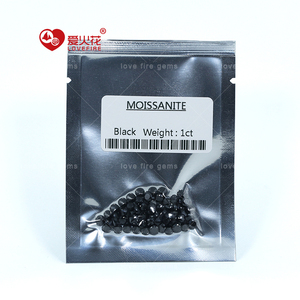 0.8-2.9mm Melee Size Vvs <strong>Moissanite</strong> <strong>Diamond</strong> Stone Round Cut <strong>Synthetic</strong> Loose <strong>Black</strong> <strong>Moissanite</strong> - Product Image 1