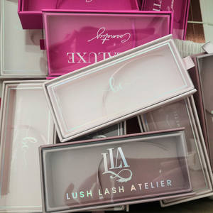 Scatola del cassetto dell'etichetta privata che imballa la cassa delle ciglia scatola di imballaggio delle ciglia scatole logo personalizzato - Product Image 4