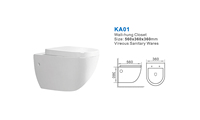 Offre Spéciale – WC suspendu monobloc en céramique blanche de haute qualité, style européen, pour salle de bain – Fabricant d'articles sanitaires