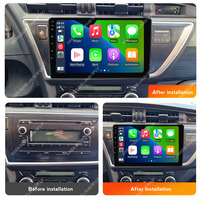 Mekede MS 10 pouces Android 12 voiture dvd gps radio lecteur pour Toyota Auris 2012-2014 voiture vidéo android stéréo avec WiFi GPS DSP