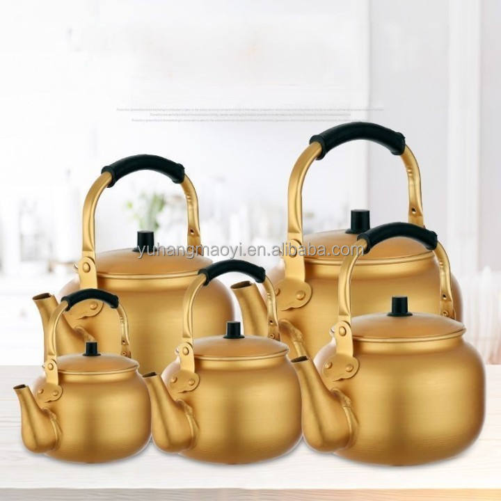 Yellow Aluminum Jug Kettle 10L Gas Canteen Hot Water Kettle