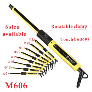 <span class=keywords><strong>Fer</strong></span> à <span class=keywords><strong>friser</strong></span> à écran tactile pour hommes pour un repassage de racines élégant Outil de soin des cheveux facile à utiliser - Product Image 4