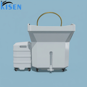 Bac à shampoing portable Kisen au design moderne avec réservoir d'eau de 60 L, mobilier de salon de luxe en promotion - Product Image 1