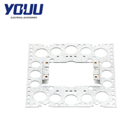 Support de montage mural YOUU Australie Standard en plastique simple face PB30S carré 153mm*153mm pour écran mince