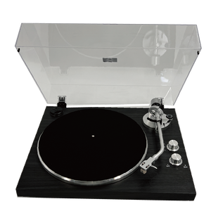 Tourne-disque vinyle HiFi classique avec haut-parleurs externes pour l'audio domestique - Product Image 3