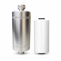 Kit de filtre à eau pour douche en alliage d'aluminium pour le bain, les soins de la peau et des cheveux