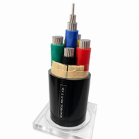 Câblage sécurisé directement de l'usine, tranquillité d'esprit, câble d'alimentation multiconducteurs en cuivre XLPE 0,6/1 kV, 4 conducteurs.