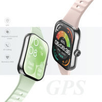 Linwear nouvelles montres intelligentes Gps Reloj Inteligente Smartwatch Sport Fitness montre Bracelet à détachement rapide 1.96 "Amoled montre intelligente