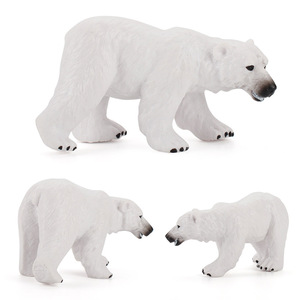 Nuevo modelo de oso polar de Vida Silvestre, simulación de niños, animal estático, Educación Temprana, suministro de pantalla cognitiva - Product Image 2