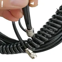 Спиральный кабель, спиральный сетевой Ethernet-кабель RJ45, сетевой LAN Cat6e, пружинная спиральная спираль
