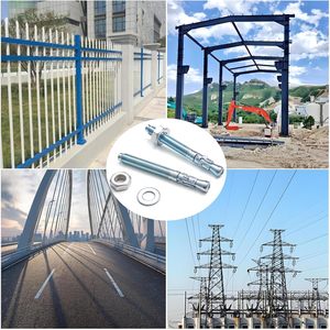 핫 세일 탄소강 웨지 앵커 M10 M12 블루 아연 콘크리트 앵커 임베디드 확장 웨지 앵커 - Product Image 6