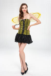 Disfraz de abeja pequeña de Halloween para mujeres adultas, disfraces de animales de Cosplay de avispa, disfraces de fiesta para niñas - Product Image 3