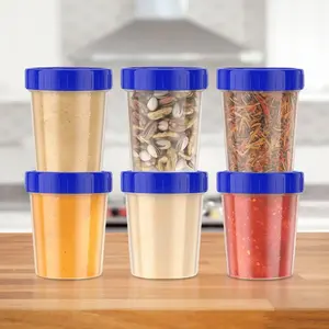 120 मिलीलीटर प्लास्टिक पीपी लैब मापने वाले कप को स्केल और कैप के साथ कप मापने - Product Image 5