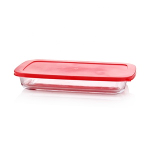 Bộ 3 Món Đĩa Thủy Tinh Đĩa Nướng Bằng Thủy Tinh Borosilicate Hình Chữ Nhật Có Thể Xếp Chồng An Toàn Cho Lò Nướng Bát Nướng Bánh Borosilicate - Product Image 5
