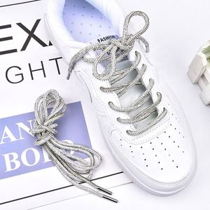Cordones de Zapatos Brillantes al por Mayor, Cordones Redondos de Cristal de 4 mm con Diamantes de Imitación para Zapatillas Deportivas - Product Image 2
