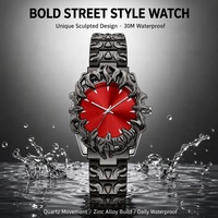Montre à quartz rétro pour homme en alliage, motif griffe et œil, best-seller transfrontalier, écologique, tendance, de forme unique